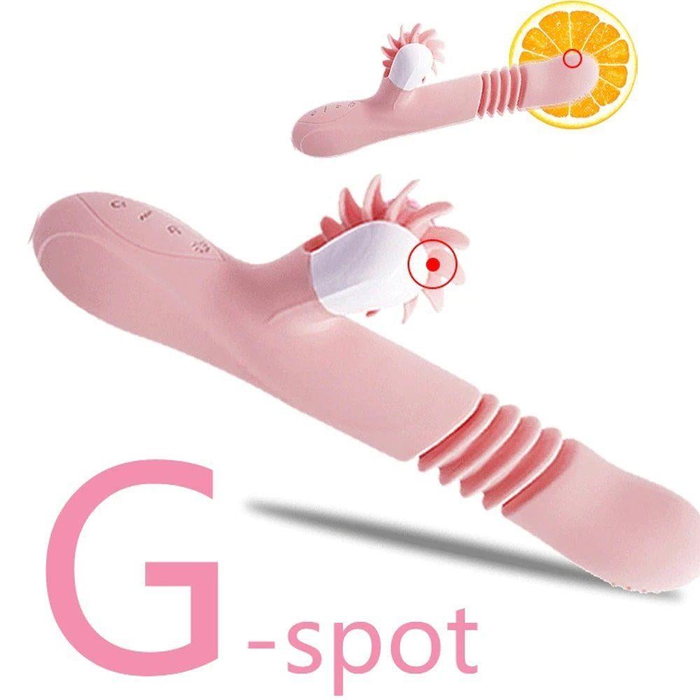 Sexual World Nuo Thrusting Isıtmalı ve İleri Geri Hareketli Rabbit Vibratör-Purple