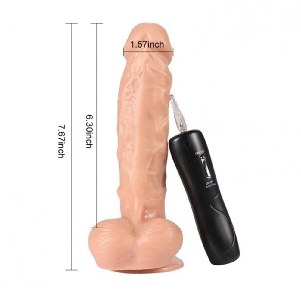 Shequ Eden's Hareketli Realistik Titreşimli Penis 20 cm