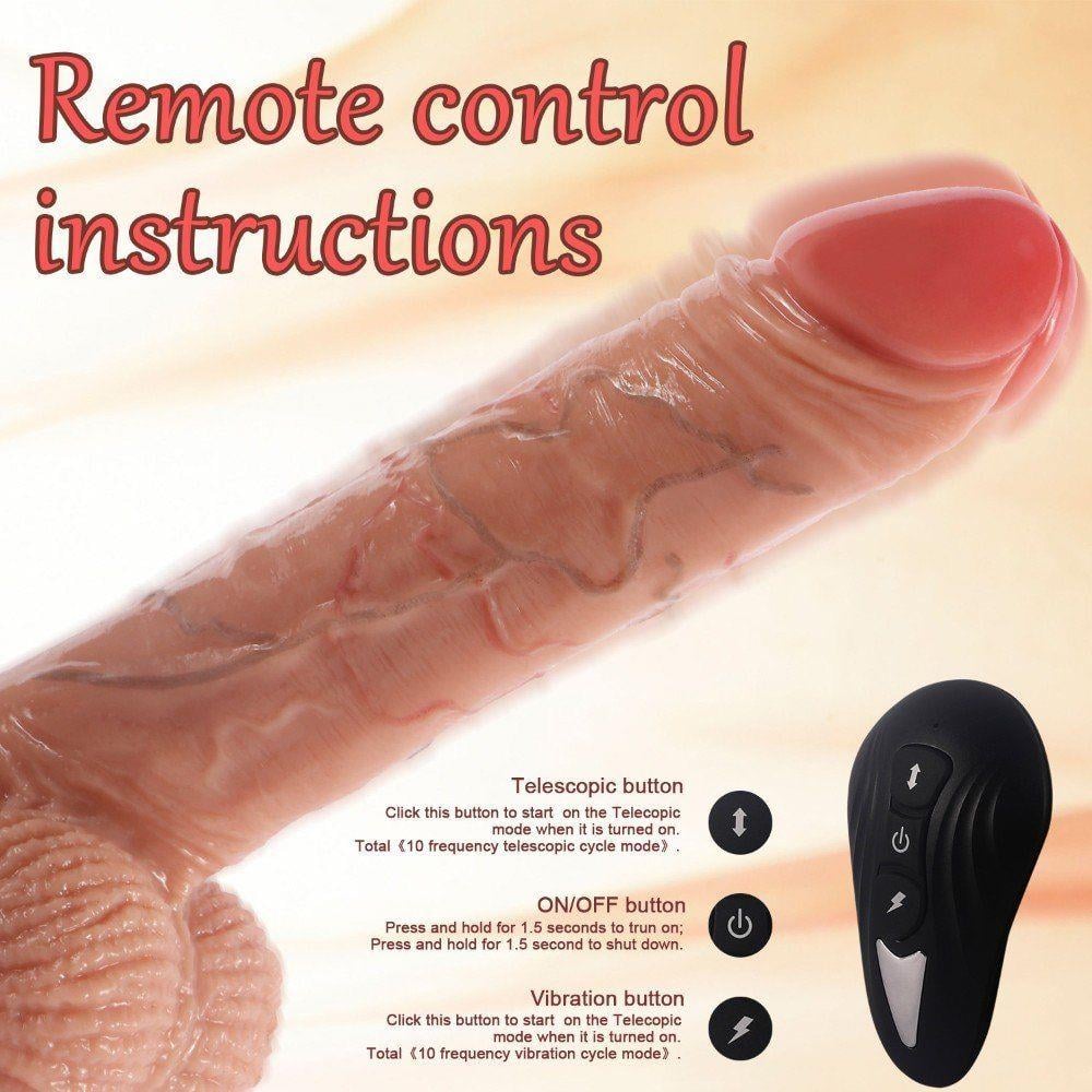 Shequ Harriet 20 cm İleri Geri Hareketli Penis SQ-WBD10066-V