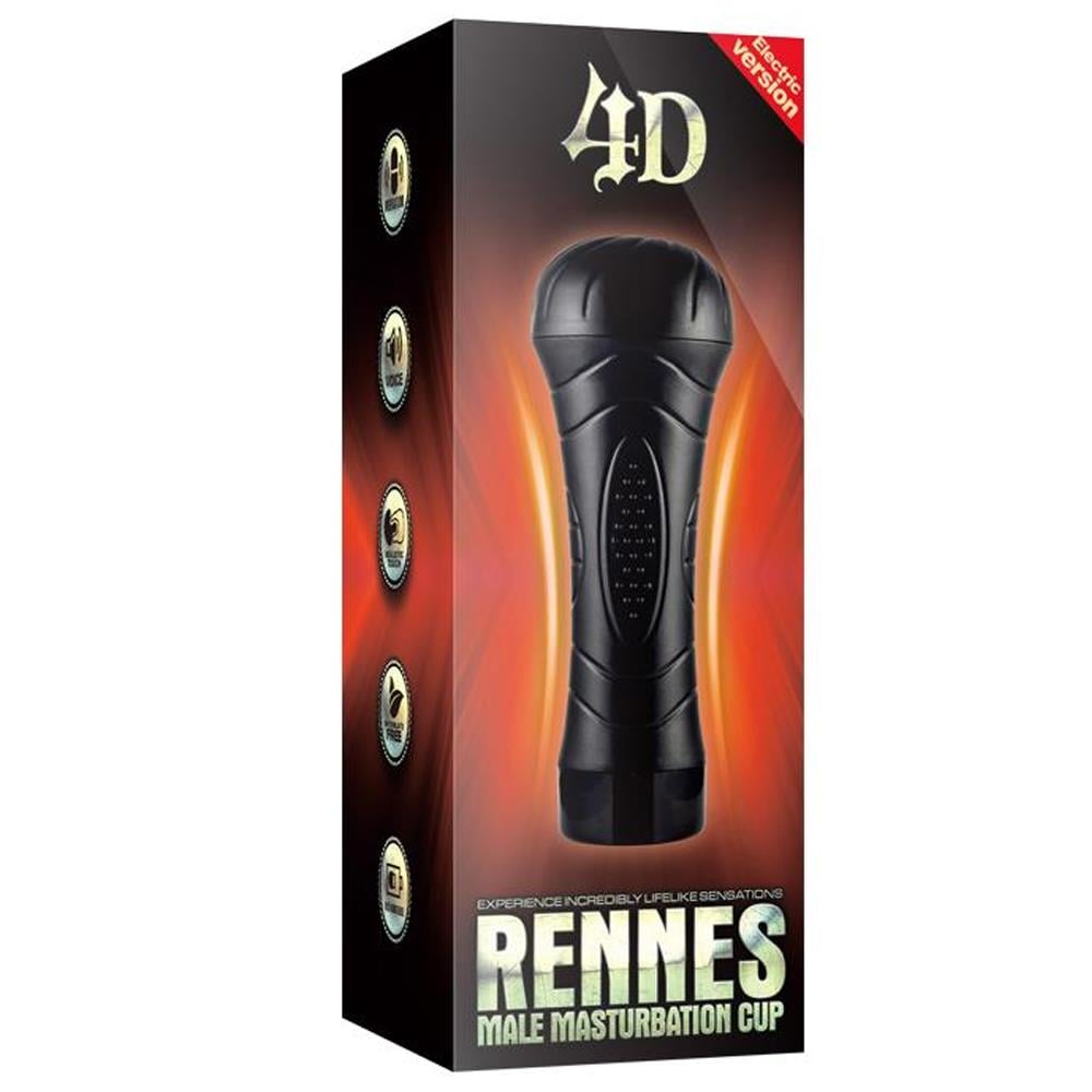Shequ Rennes 4D Ses ve Titreşim Özellikli Vajina Masturbator XS-MA70001-E