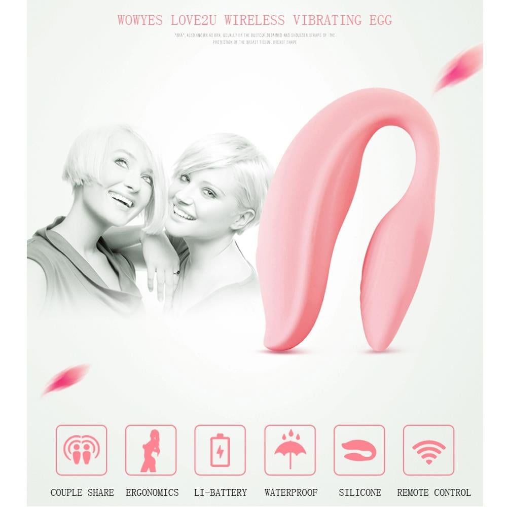 Wowyes 2U Rechargeable Couples Partner Vibratör LUX-002