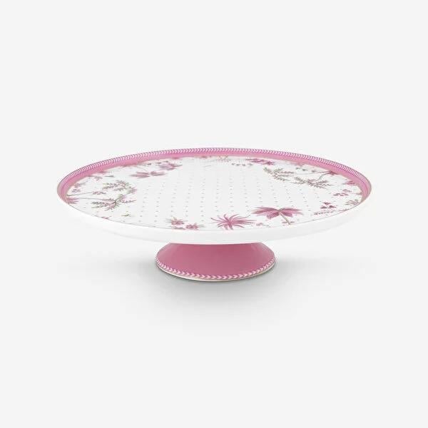 Beyaz Porselen Kek Standı 21 Cm Jolie Collection by Pip Studio