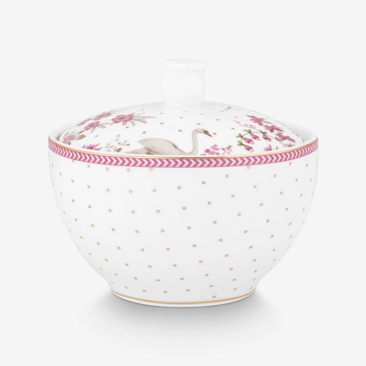 Beyaz Porselen Şekerlik 300 Ml Jolie Collection by Pip Studio