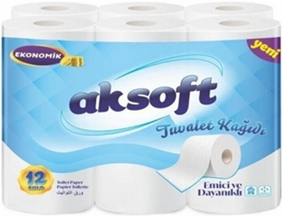 AKSOFT TUVALET KAĞIDI 12 Lİ