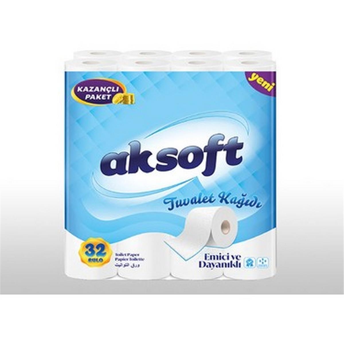 AKSOFT TUVALET KAĞIDI 32Lİ