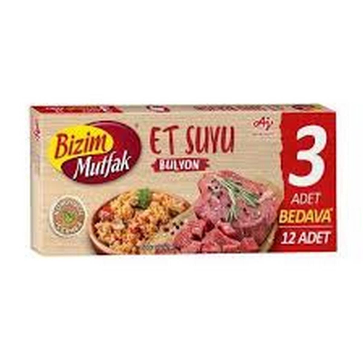 BİZİM BULYON ET YERLİ BESİ 12 Lİ 120 GR