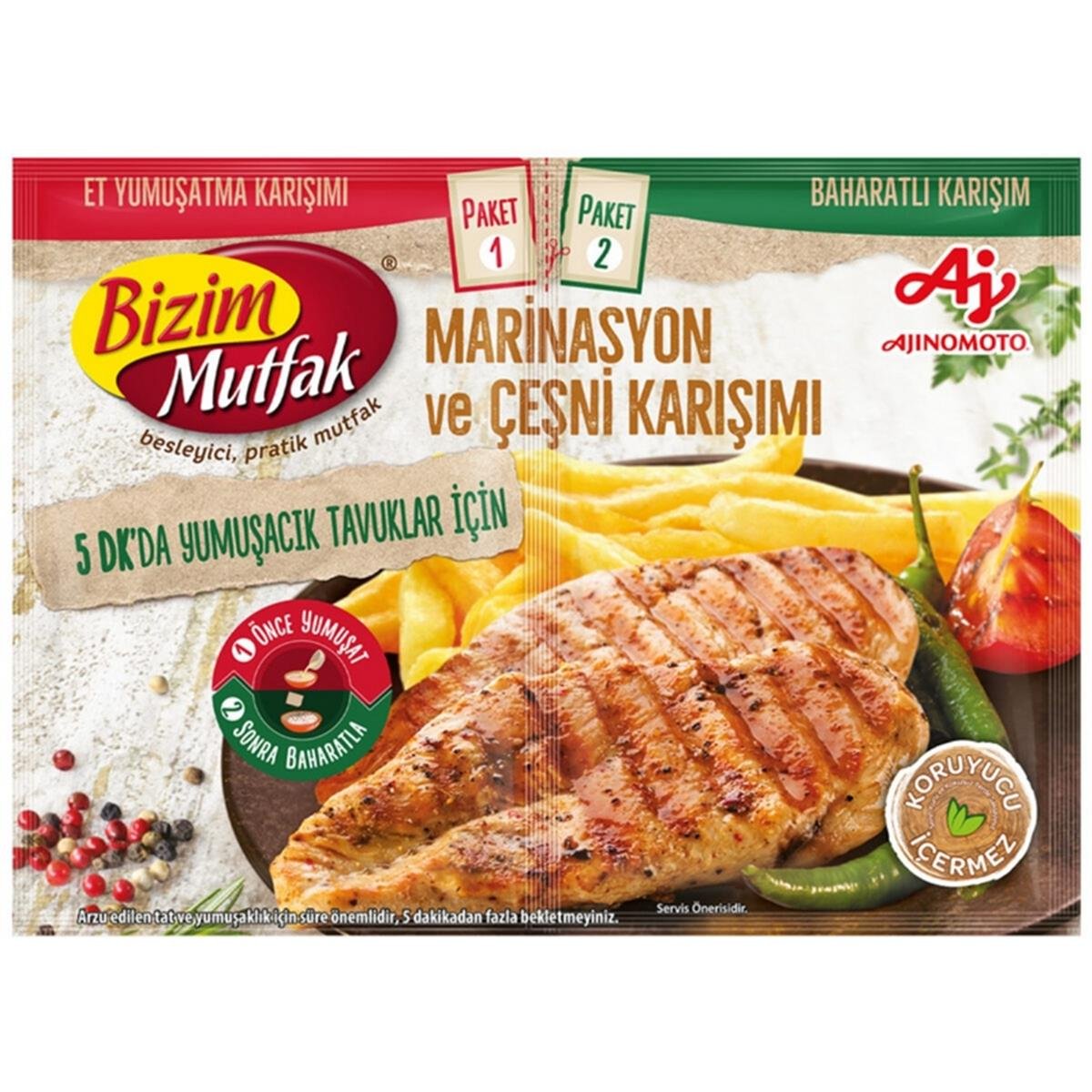 BIZIM MUTFAK MARİNASYON VE ÇEŞNİ KARIŞIMI