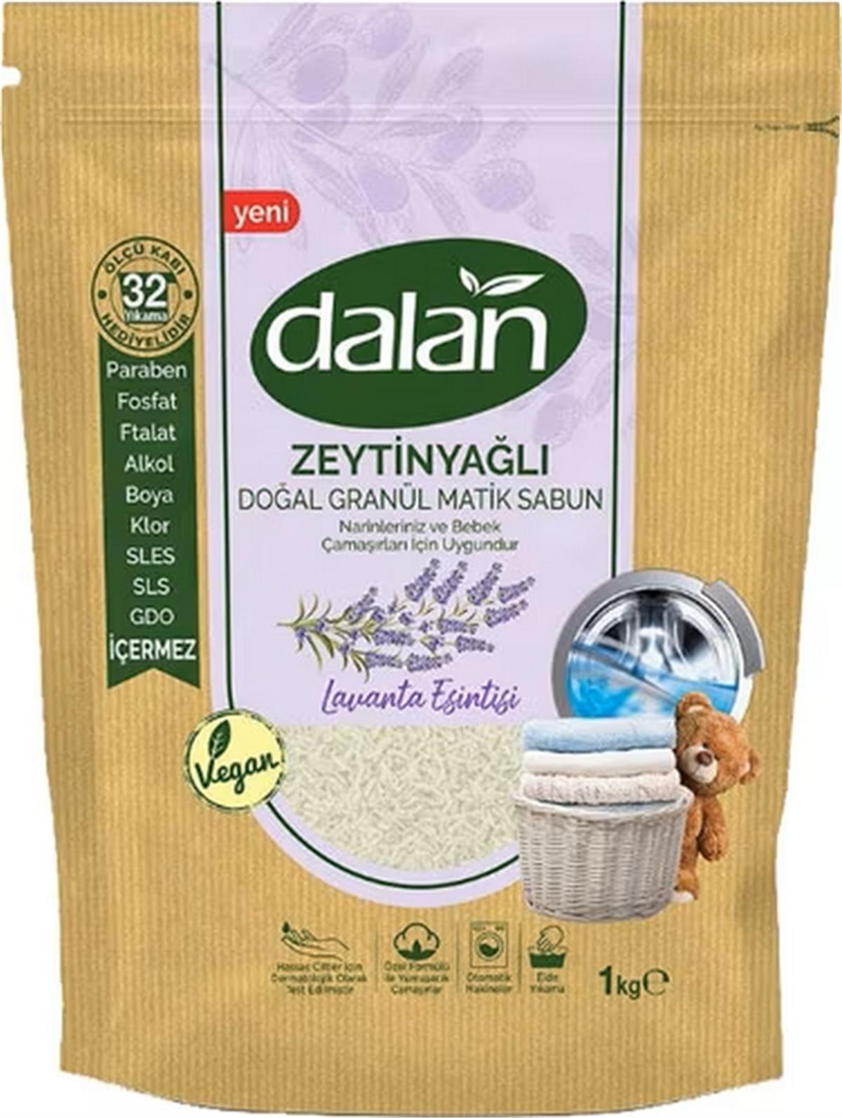DALAN DOĞAL GRANÜL SABUN ZEYTİNYAĞLI LAVANTA ESİNTİSİ