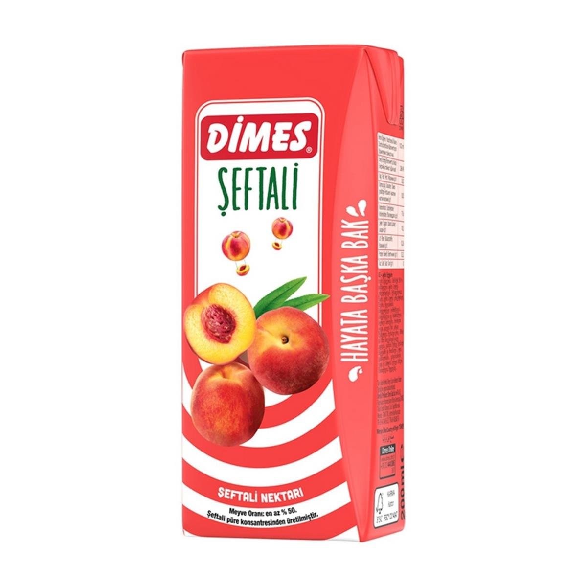 DİMES MEYVE SUYU ŞEFTALİ 200 ML