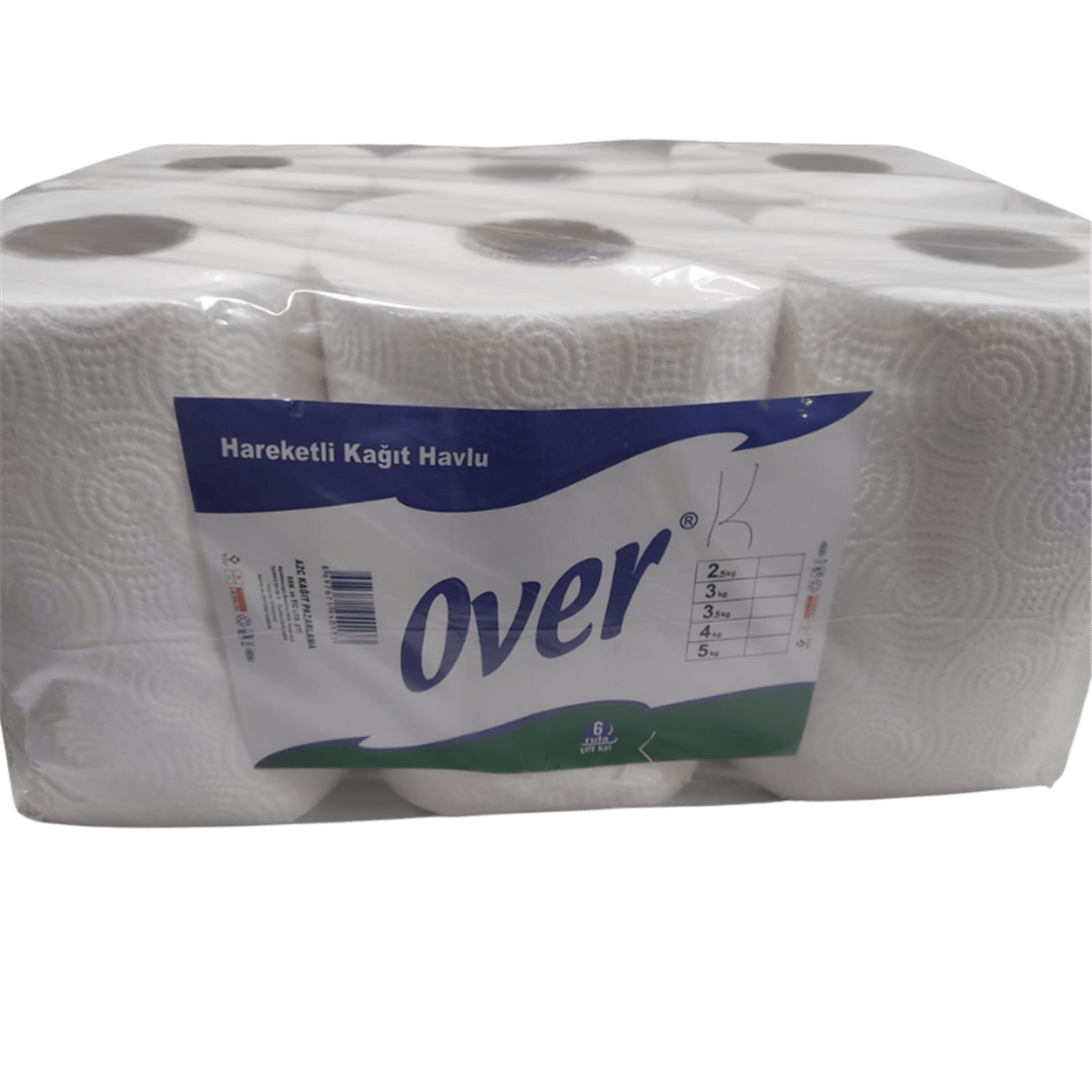 OVER HAVLU PEÇETE 6 LI 2.5 KG