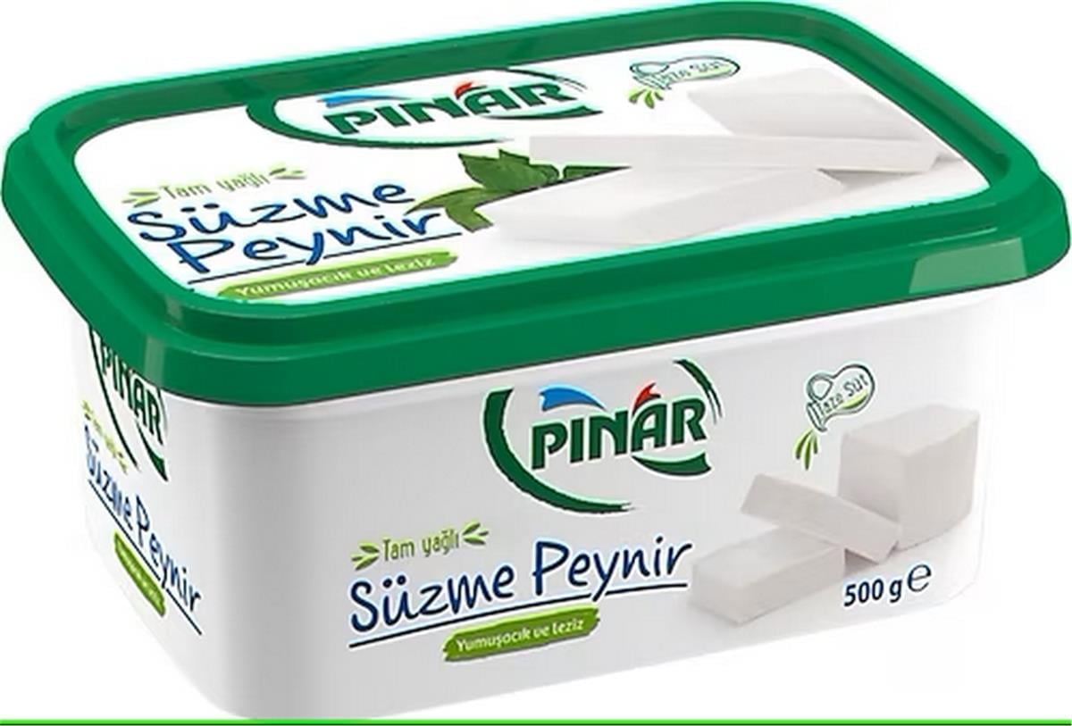 PINAR TAM YAĞLI SÜZME PEYNİR 500 GR
