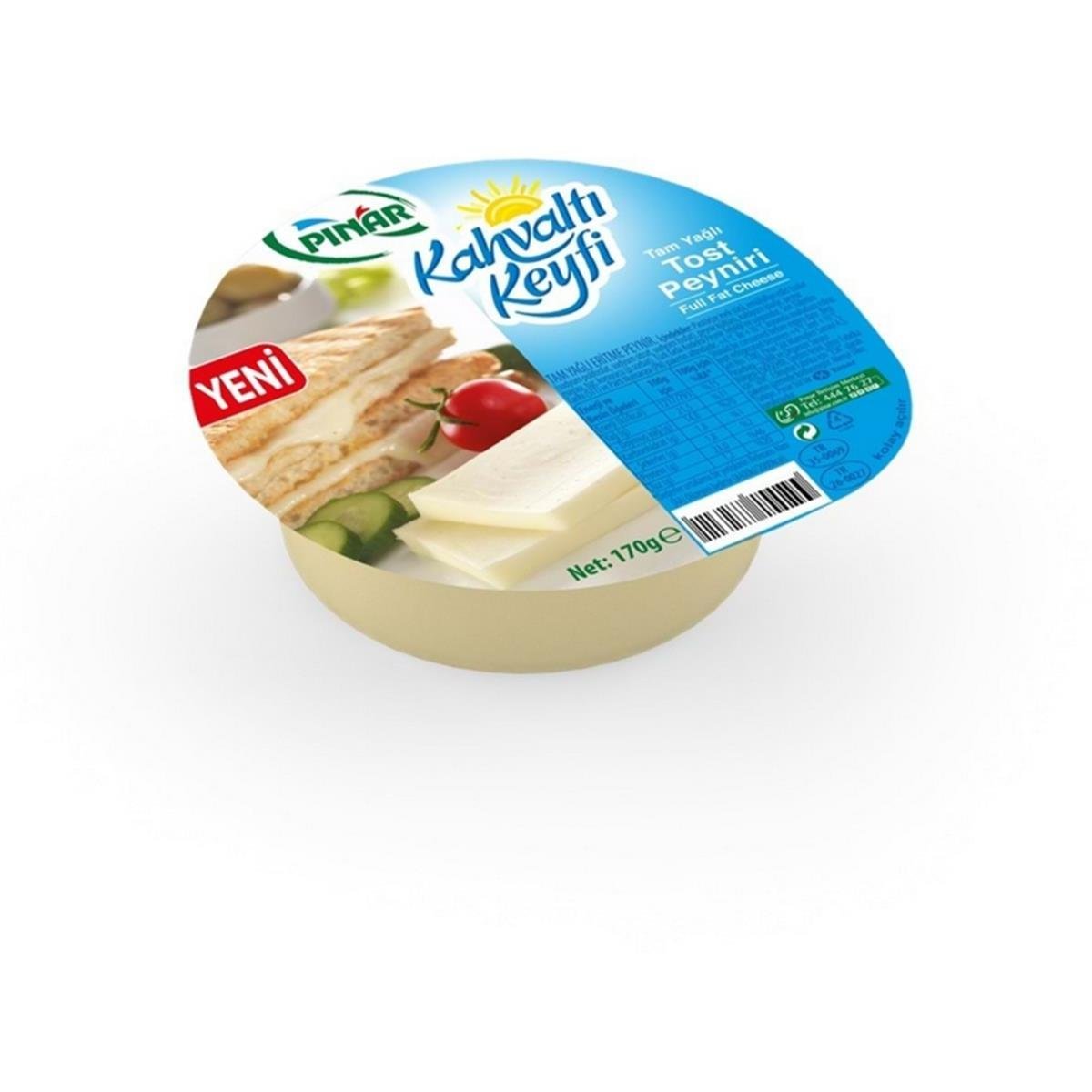 PINAR TAM YAĞLI TOST PEYNİRİ 170 GR