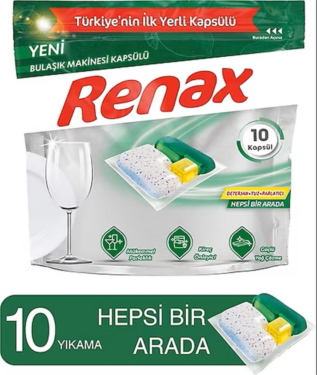 RENAX 10 LU BULASIK MAKINESI KAPSULÜ