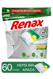 RENAX BULAŞIK MAKİNESI KAPSÜL DETERJAN  60 LI 
