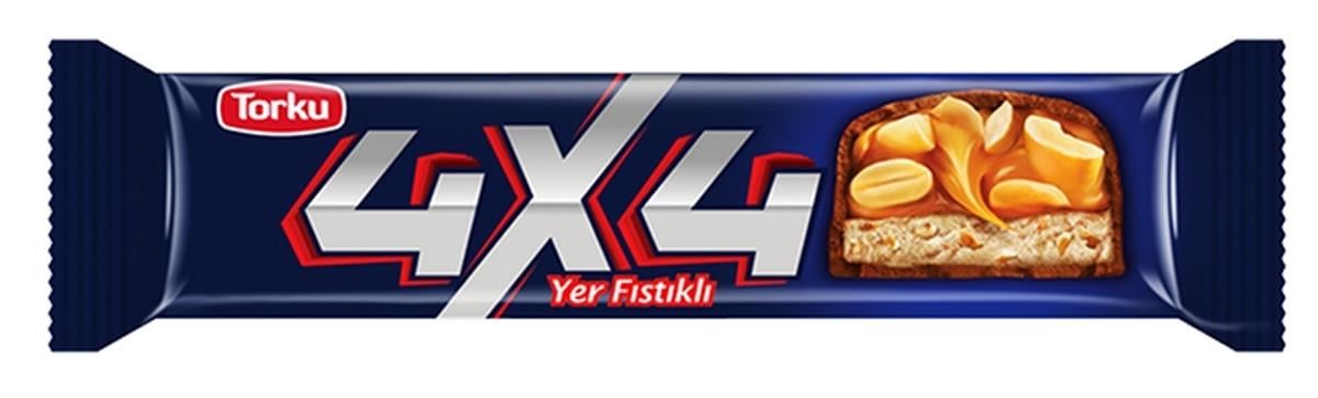 TORKU 4-4 YER FISTIKLI KARA NUGA BAR