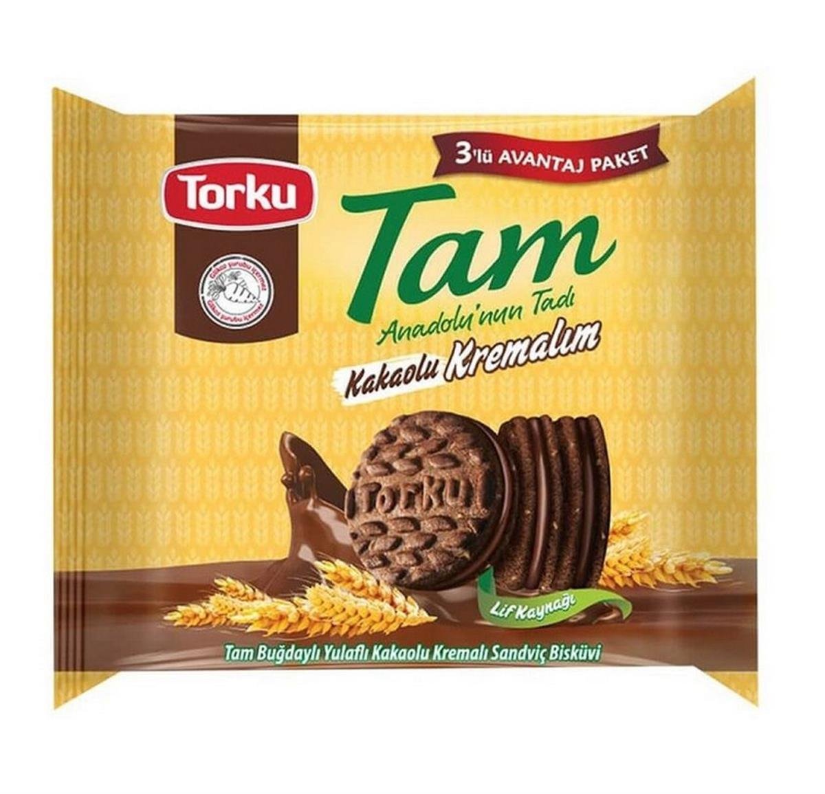 TORKU TAM KAKAO KREMALIM 83 GR X 3 ADET