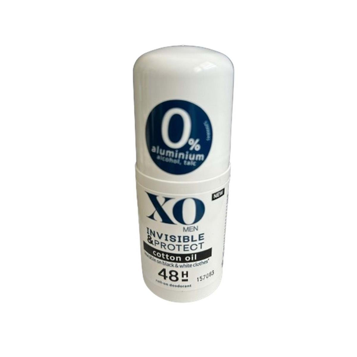 XO ROLLON INVISIBLE PROTECT MEN COTTON OIL 50ML