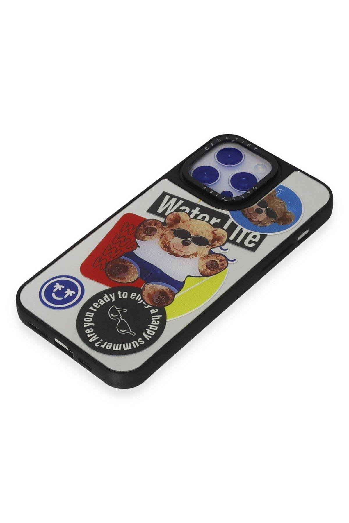 AYNALI KILIFLARNEWFACEMRRR07Apple iPhone 15 Pro Kılıf Mirror Desenli Kapak