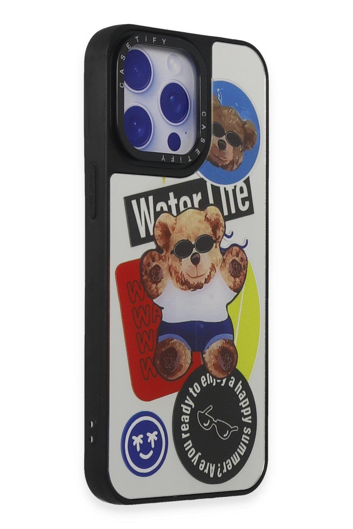 AYNALI KILIFLARNEWFACEMRRR07Apple iPhone 15 Pro Kılıf Mirror Desenli Kapak