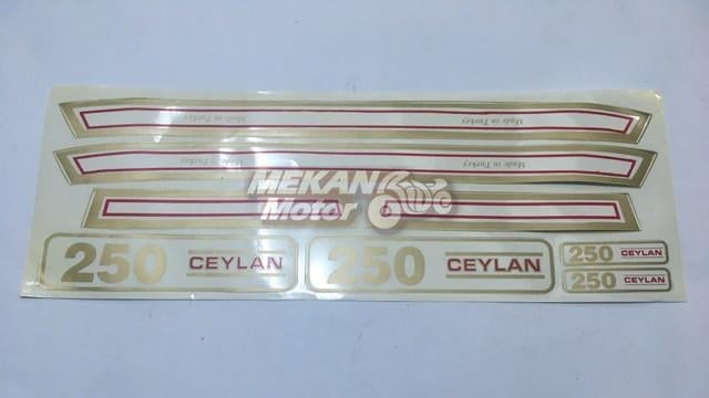 STICKER SET JAWA CEYLAN