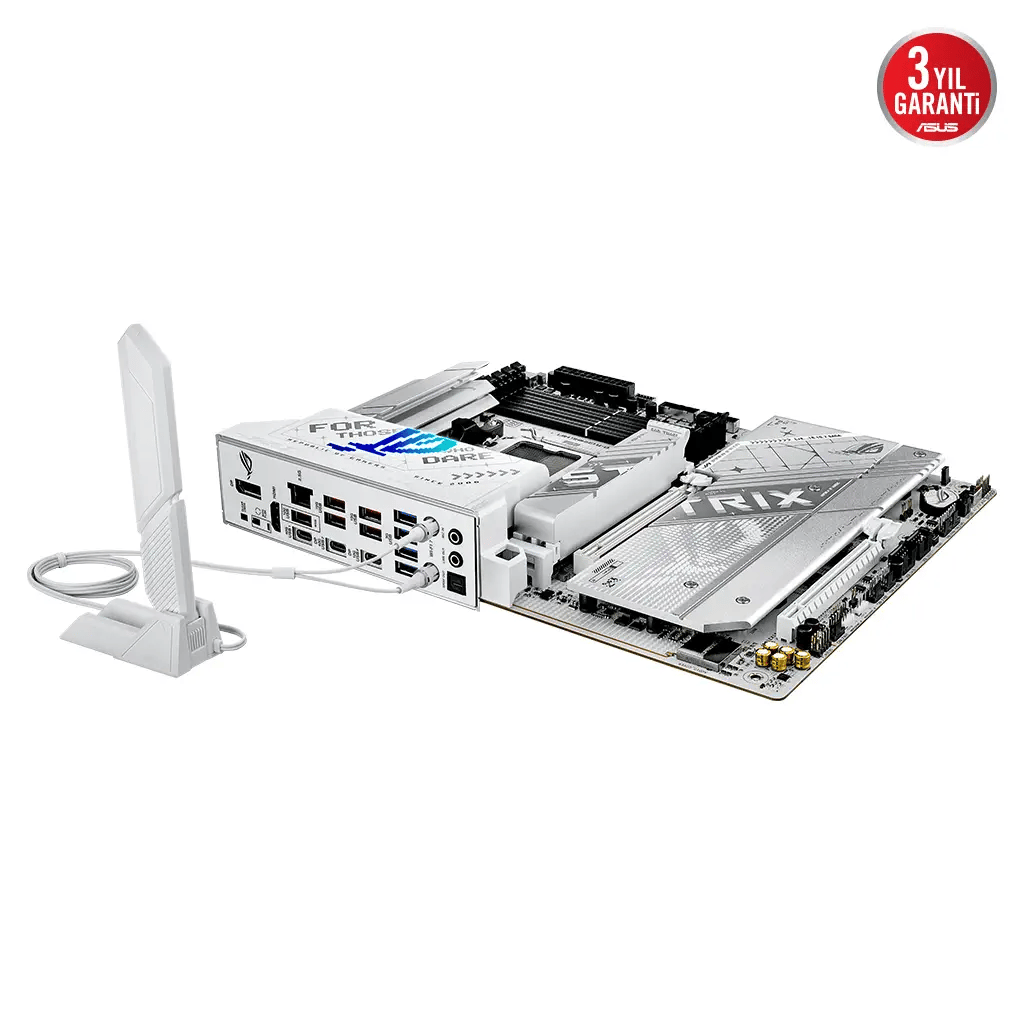 ASUS ROG STRIX X870-A GAMING WIFI, 4xDDR5, 4xM.2, HDMI, DP, Type-C, Wi-Fi 7, Bluetooth v5.4, AMD Ryzen 9000-8000 ve 7000 Serisi, AM5 Soket Anakart