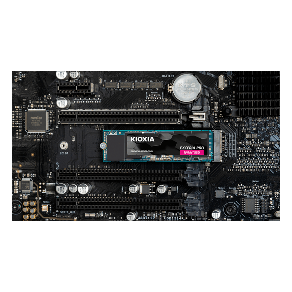 KIOXIA EXCERIA PRO, LSE10Z001TG8, 1TB, 7300/6400, Gen4, NVME PCIe M.2 2280, SSD