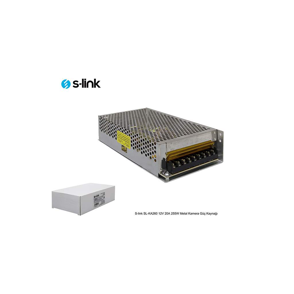 S-LINK SL-KA260, 12V, 20A, Switch Mode, DC ADAPTÖR
