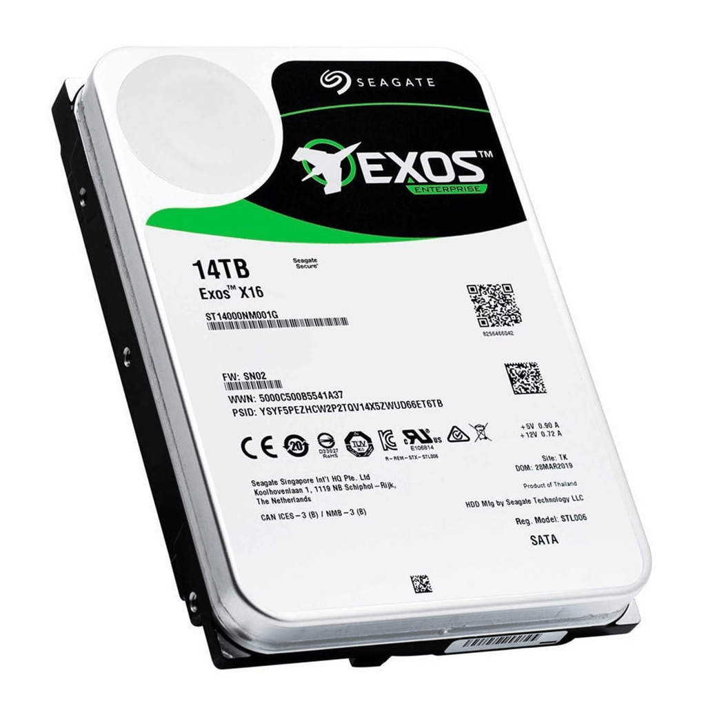 SEAGATE EXOS X16, ST14000NM001G, 3.5