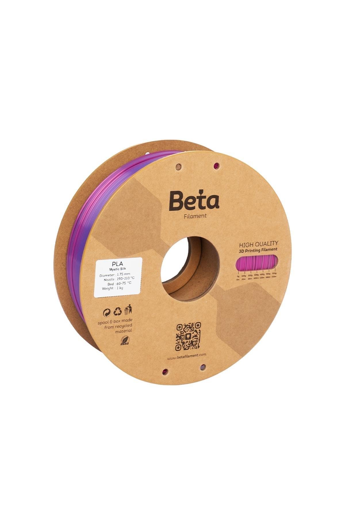 Beta PLA-Mystic Silk Filament Rose Red Purple Silver