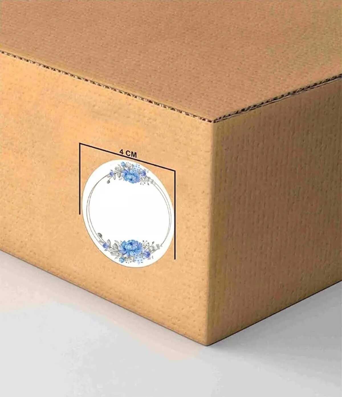 Doğum Günü - Düğün-nişan-hediye Etiketi / Yuvarlak Yapışkanlı 48 Adet (4 Cm)