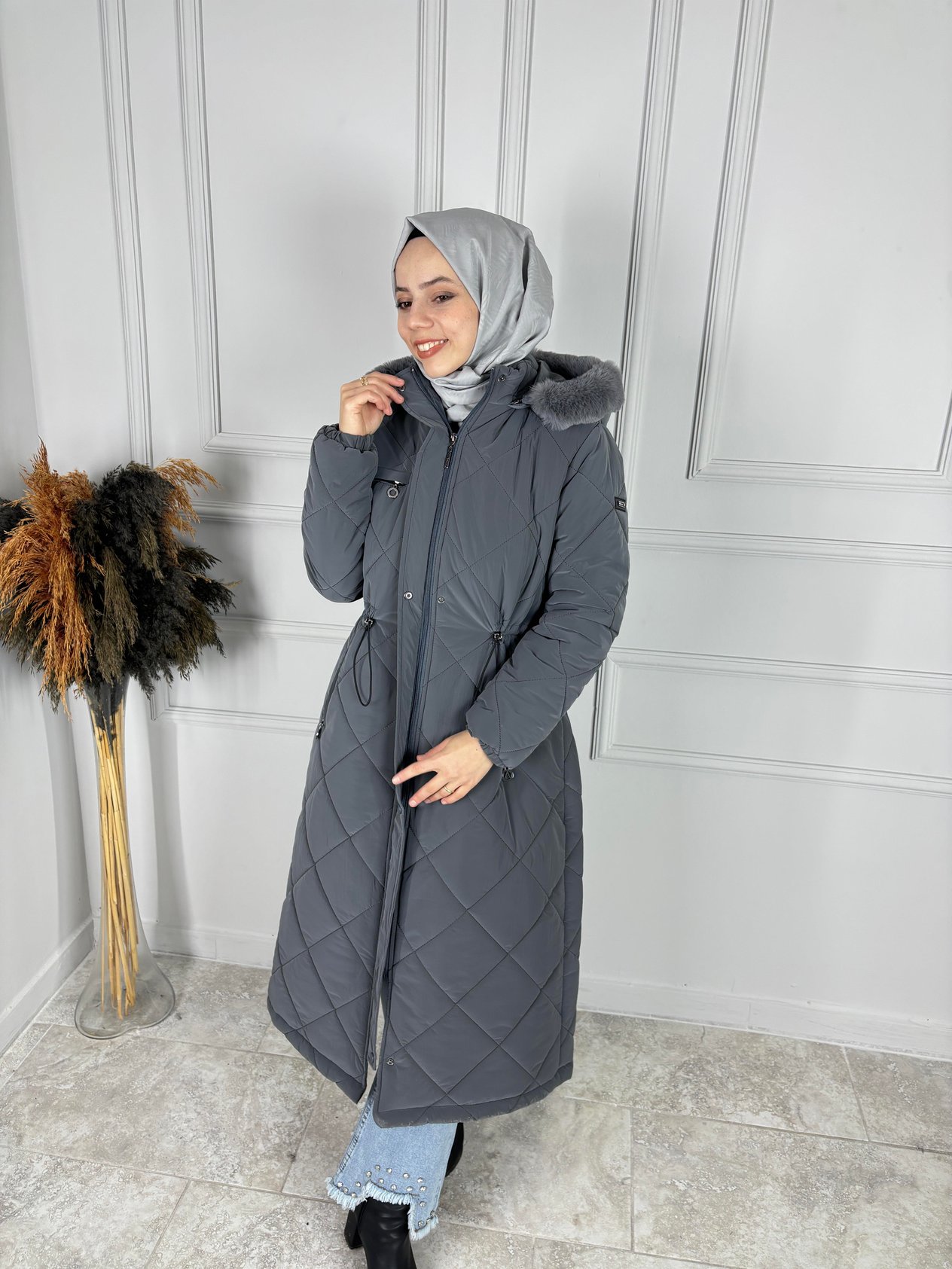 KAPÜŞONLU MONT GRİ
