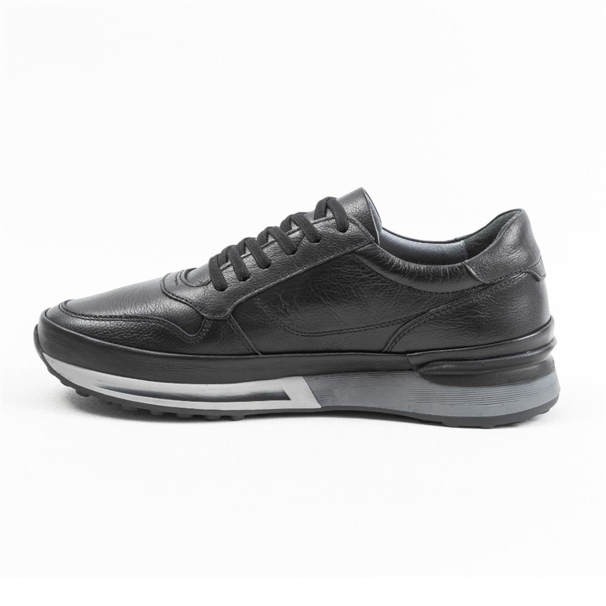 Ulus 327 Siyah H Logo Sneaker Spor Ayakkabı
