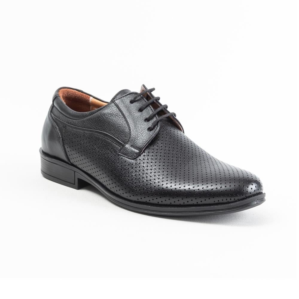 ULUS 340-1 DELİKLİ SİYAH COMFORT AYAKKABI