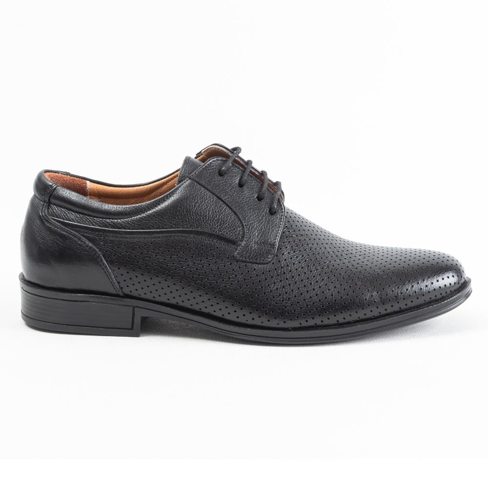 ULUS 340-1 DELİKLİ SİYAH COMFORT AYAKKABI