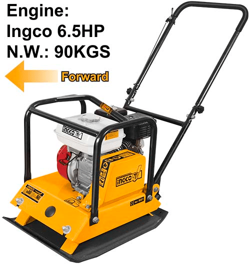 Ingco GCP100-2E Kompaktör Benzinli 4.8 Kw 6,5 HP Honda Motor