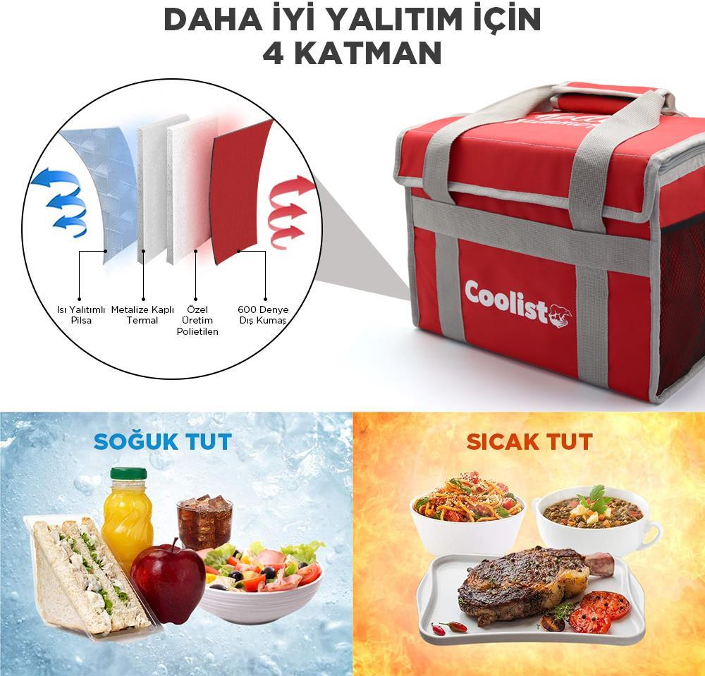 Coolist CL26R 26 Litre Katlanabilir Termos Bez Çanta / Buzluk
