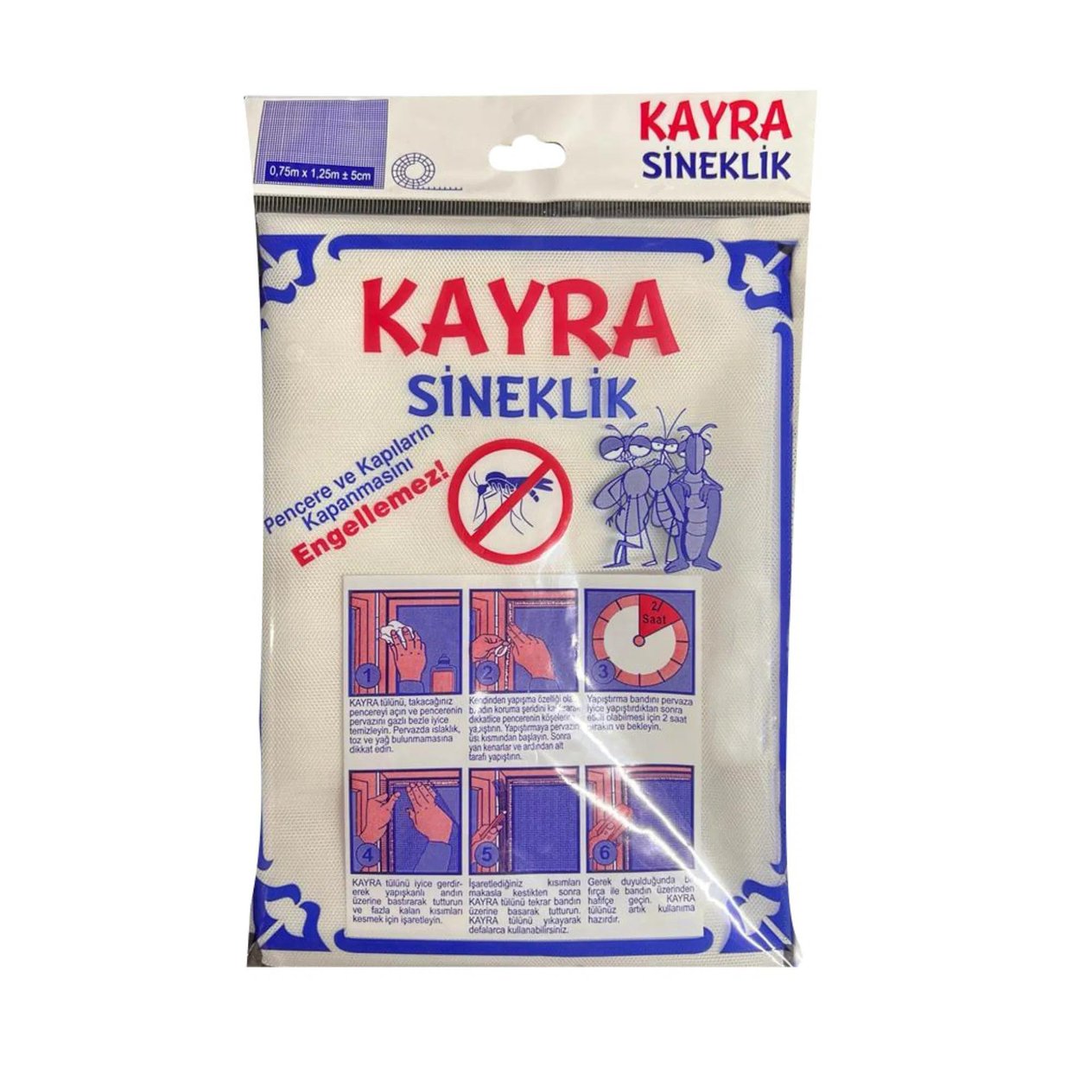 KayraKayra Sineklik Küçük 75x125 - (25'li Paket)185.01.SS01
