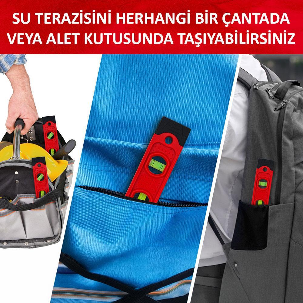 WORKPRO WP262026 225MM Manyetik Torpedo Su Terazisi