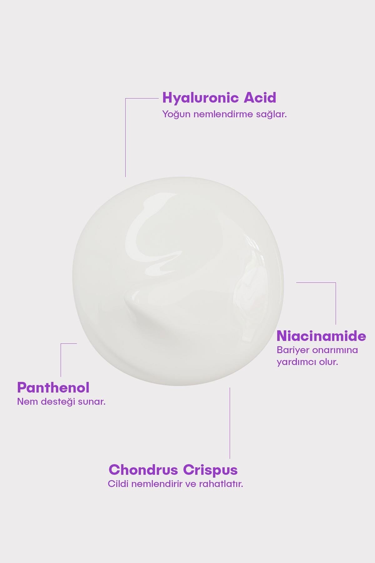 ANY TIME OF DAY-48 Saat Etkili Nemlendirici Krem-5 Kompleks Hyaluronik Asit | Tüm Cilt Tipleri 50ml