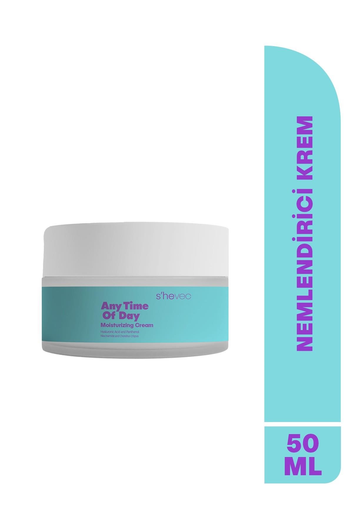 ANY TIME OF DAY-48 Saat Etkili Nemlendirici Krem-5 Kompleks Hyaluronik Asit | Tüm Cilt Tipleri 50ml