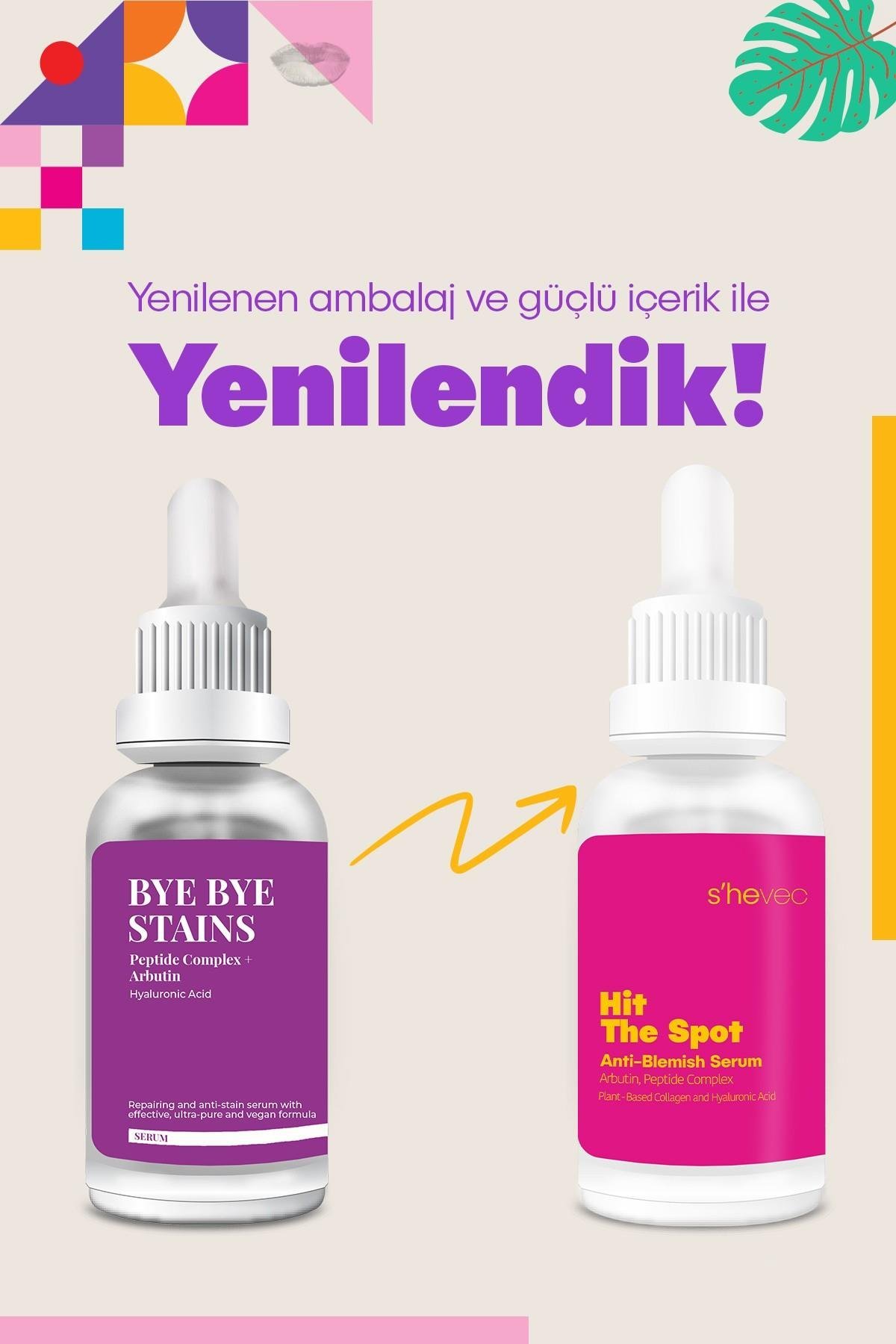 HIT THE SPOT – Leke Bakımı | Onarmaya Yardımcı Arbutin Ve Peptit Kompleksi Içeren Serum (30 ML)