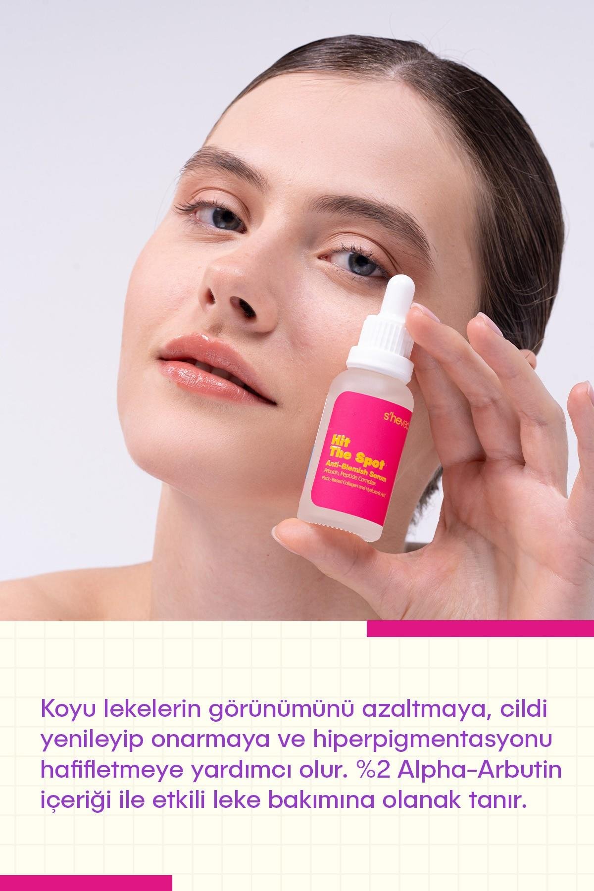 HIT THE SPOT – Leke Bakımı | Onarmaya Yardımcı Arbutin Ve Peptit Kompleksi Içeren Serum (30 ML)