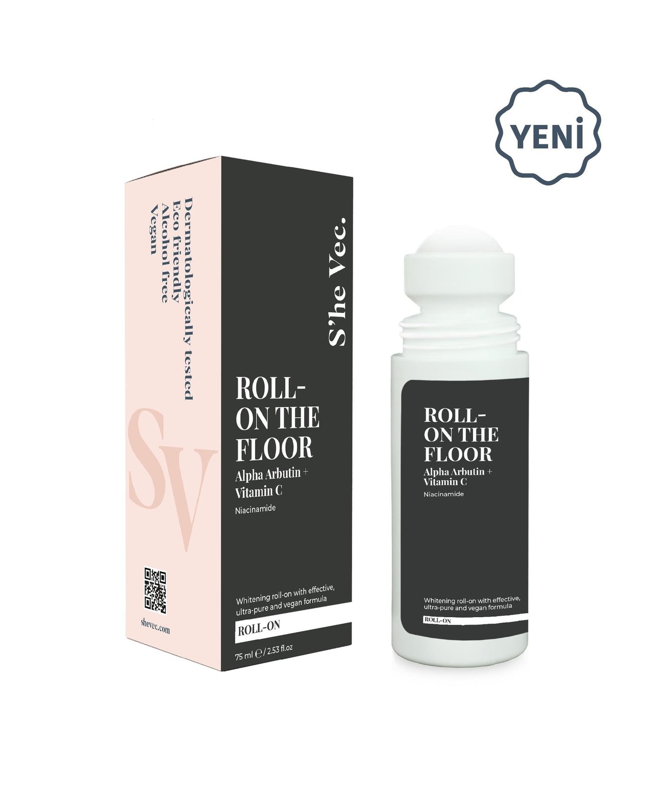 ROLL ON THE FLOOR - Terleme Önleyici Beyazlatma Etkili İz Bırakmayan Antiperspirant Roll-On 75ml