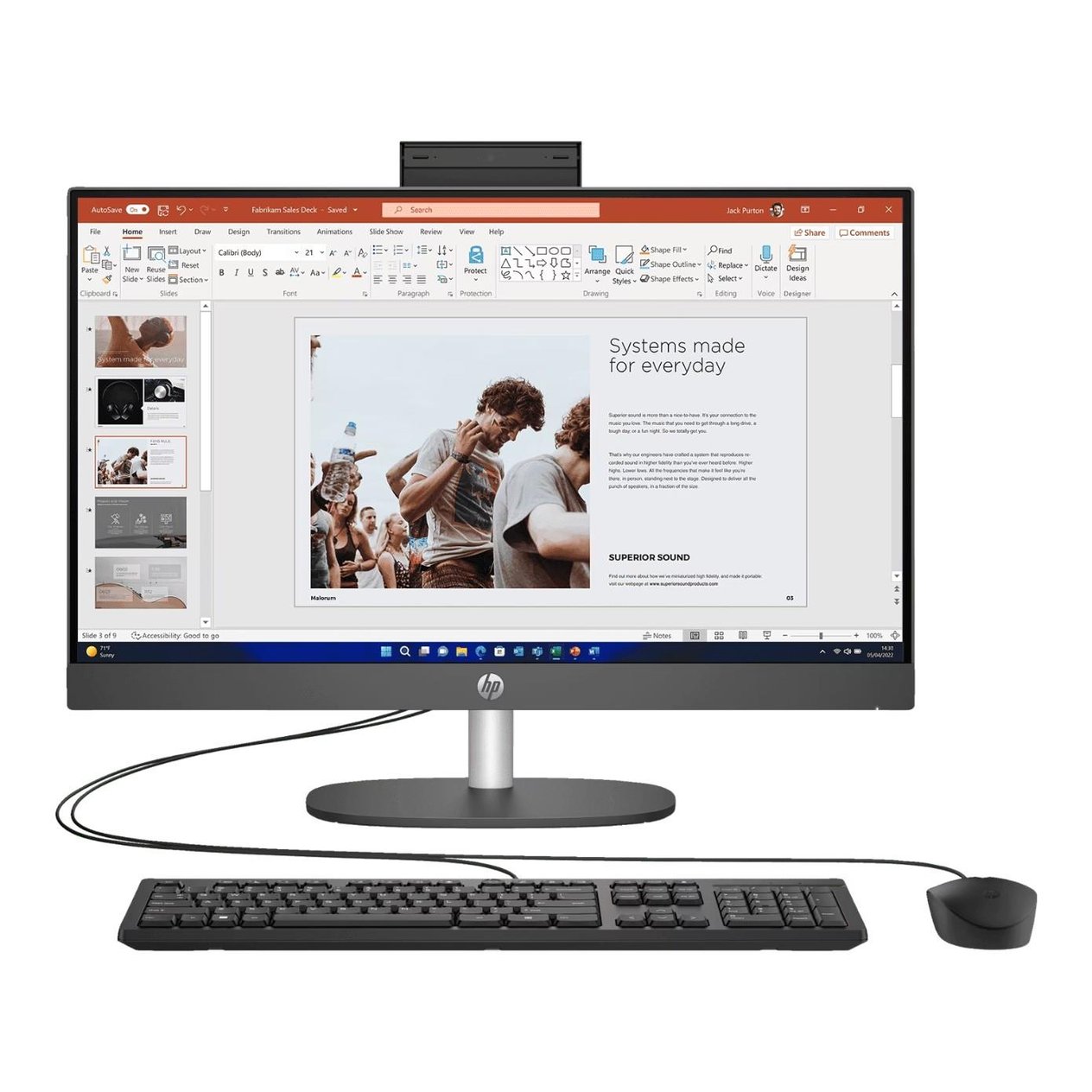 HP ProOne 240 G10 Iron Gray 23.8" i7-1355U 16GB 512SSD WiFi 6 FDOS  AIO PC