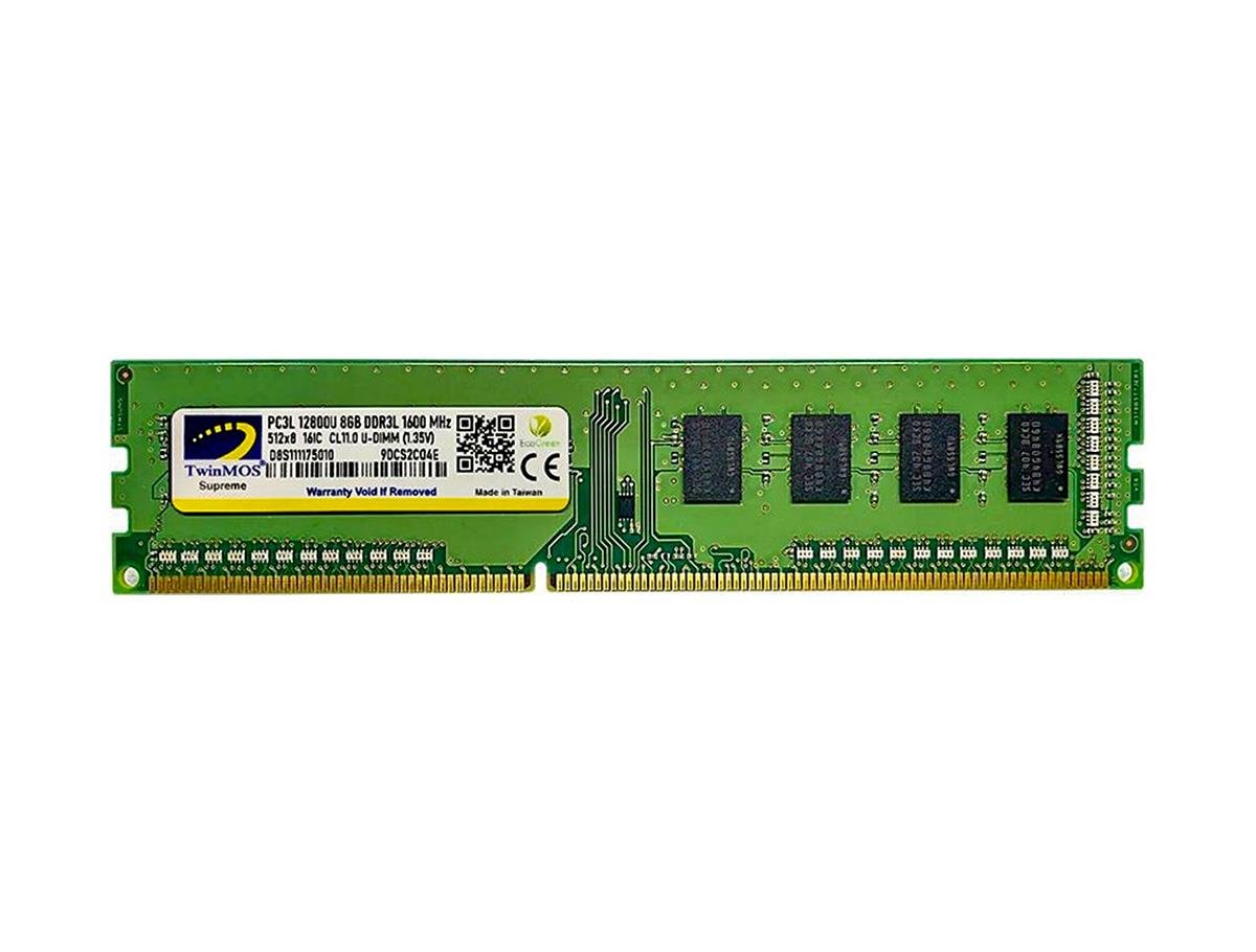 TwinMOS DDR3  8GB 1600MHz 1.35V Low Voltage Desktop Ram