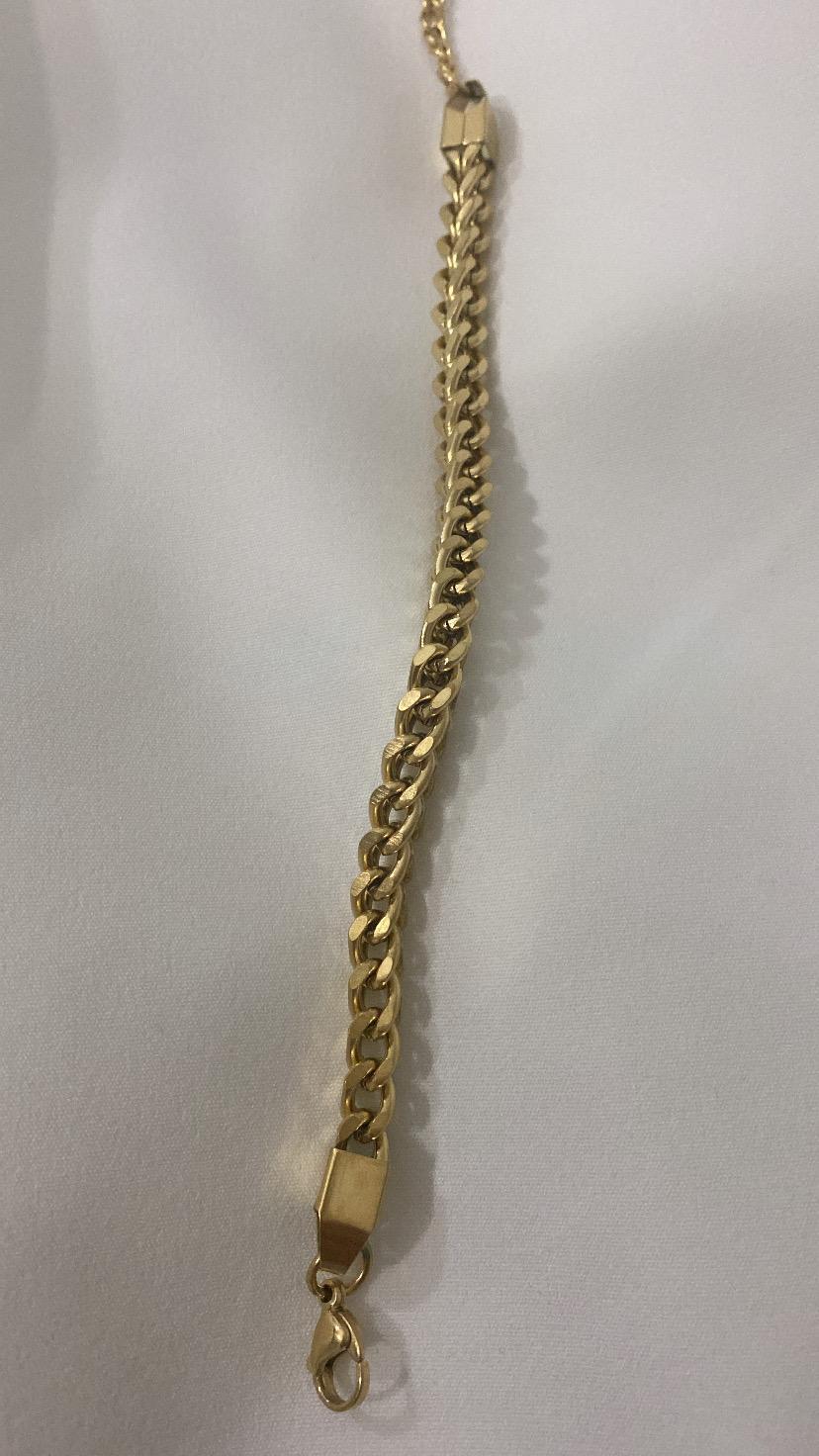 KALIN HASIR GOLD ÇELİK BİLEKLİK