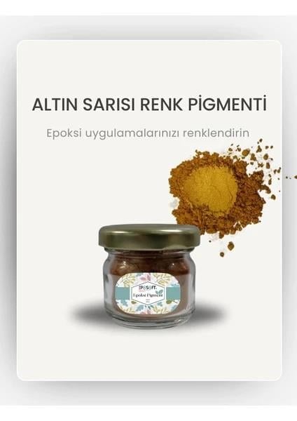 Epoksi pigment Sedefli Ve Simli Altın Sarısı 10 gr