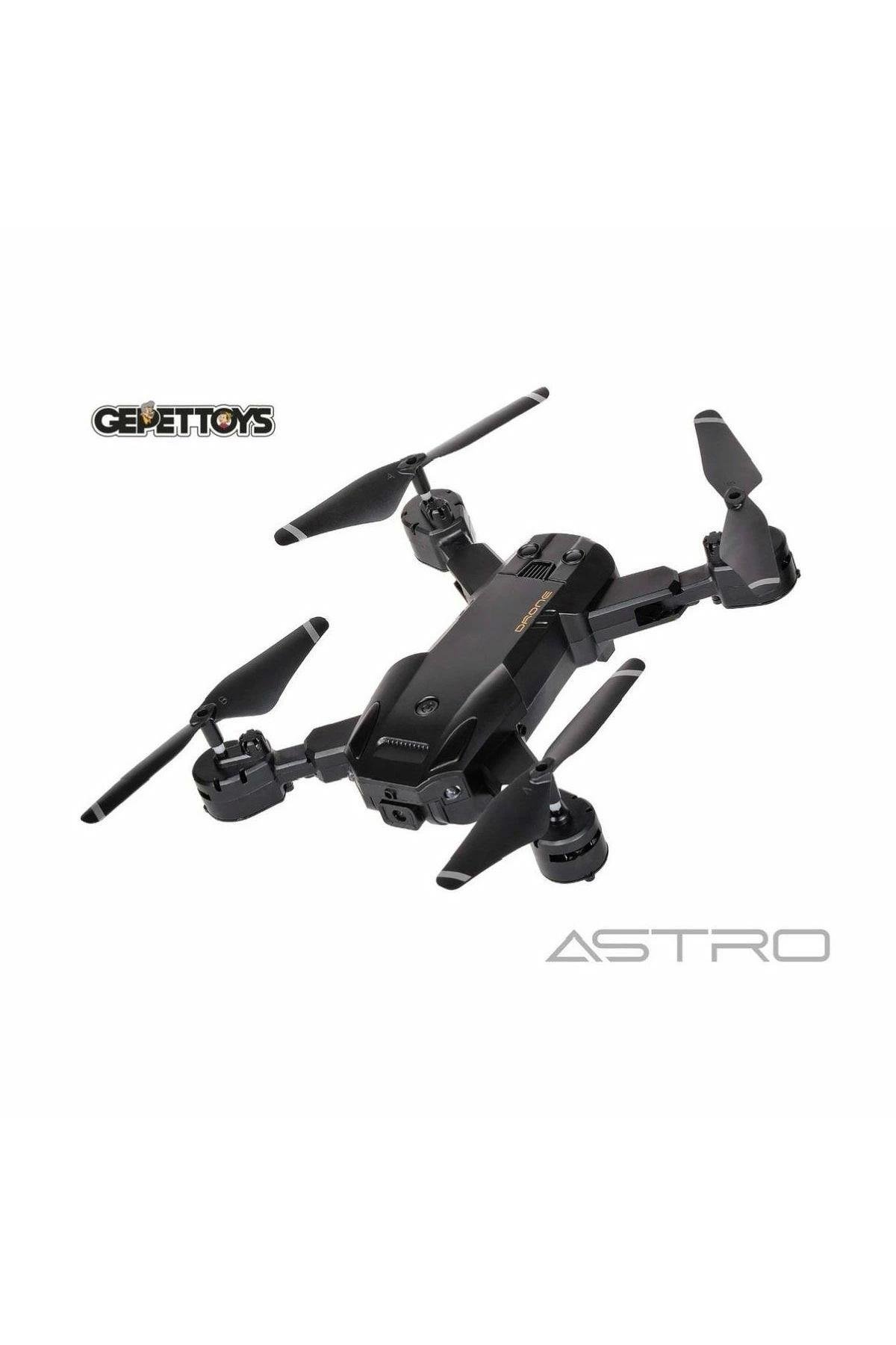 1080P Kameralı Drone Katlanabilir Taşıma Çantalı 4 Pervaneli Havada Stabil Kalma