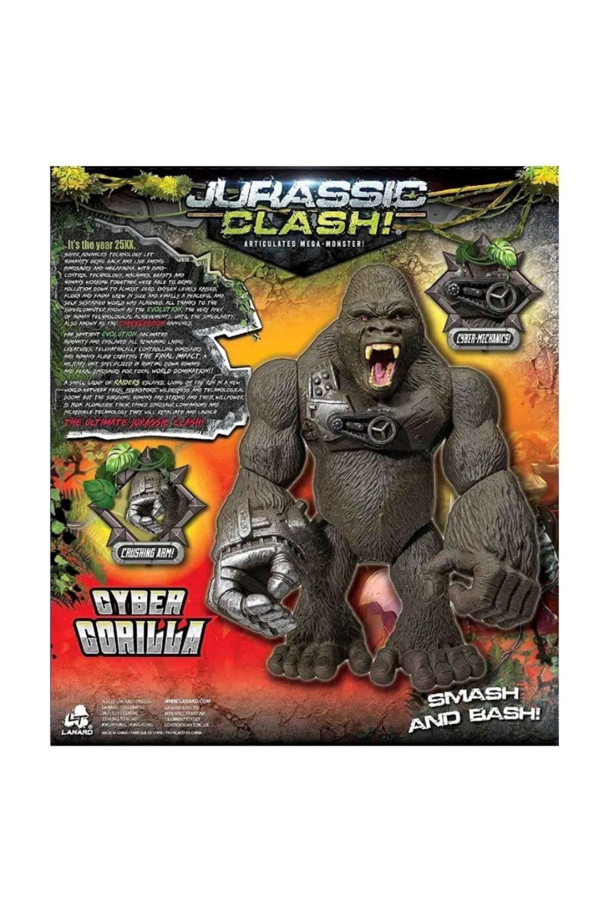 27 Cm Jurassic Clash Mega Canavar Siber Goril Figürü 27 Cm Dev King Kong