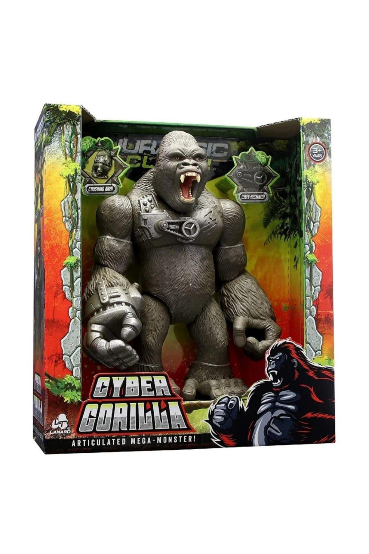 27 Cm Jurassic Clash Mega Canavar Siber Goril Figürü 27 Cm Dev King Kong